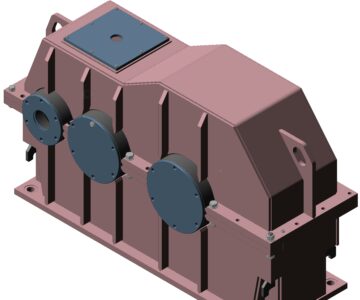 3D модель Корпус редуктора ЦДН-710
