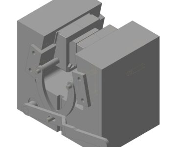 3D модель Зажимной механизм разрывной машины УММ-50