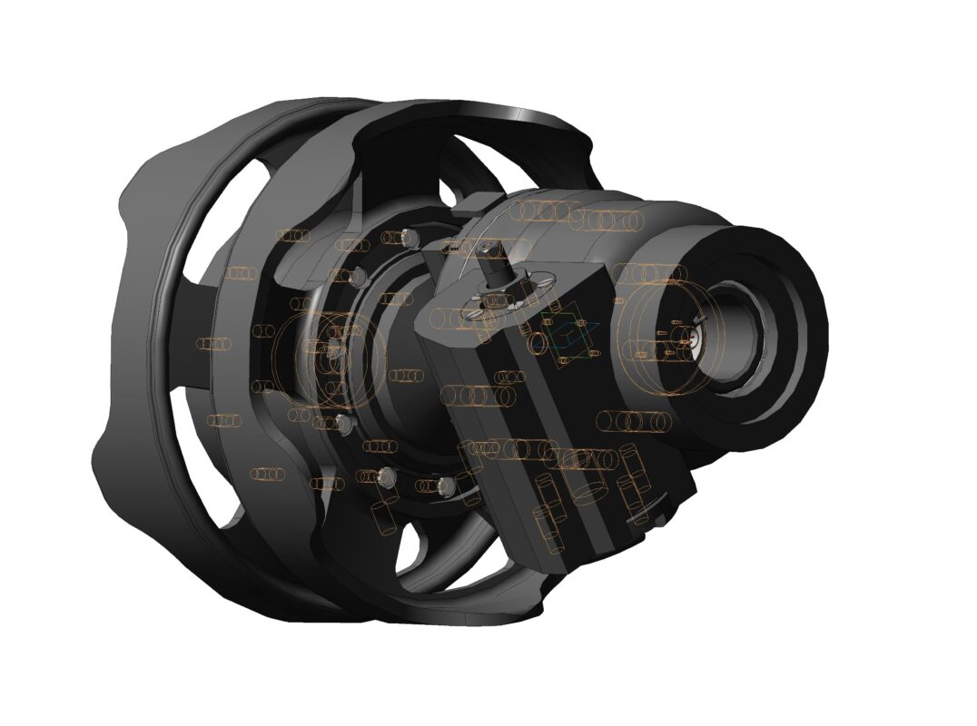 3D модель 3D модель механизма натяжения гусениц танка Т-72