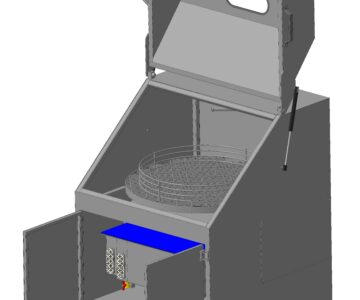 3D модель Стенд для струйной очистки шин