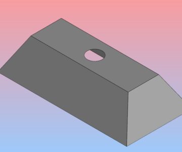 3D модель Кожух вытяжки 2123х1073х501 мм