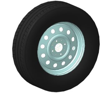 3D модель Колесо 175x65 R14
