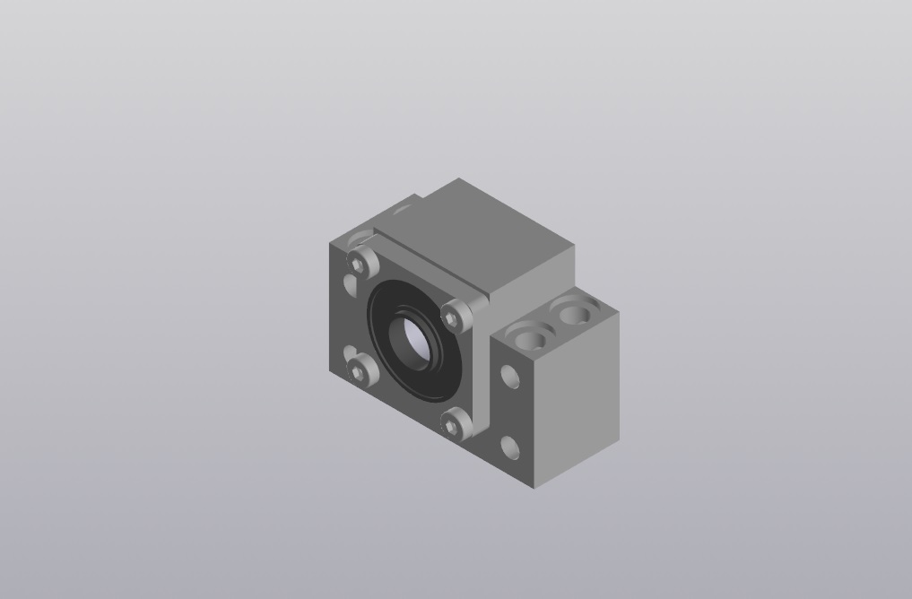 3D модель Модель подшипниковой опоры ВК12, для ШВП 1605