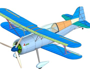 3D модель 3Д модель самолета Pitts m12