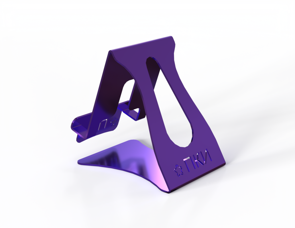 3D модель Подставка для телефона из листового металла