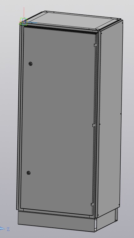 3D модель Шкаф ВРУ 1400х600х450
