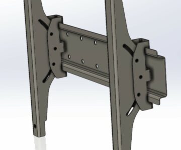 3D модель Кронштейн для ТВ Vesa 300