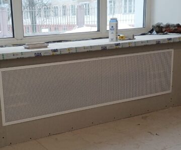 Чертеж Декоративные решетки для ниши радиатора