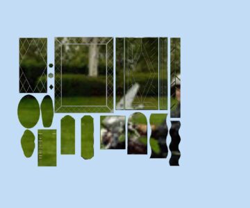 3D модель 3д модели зеркал различной формы