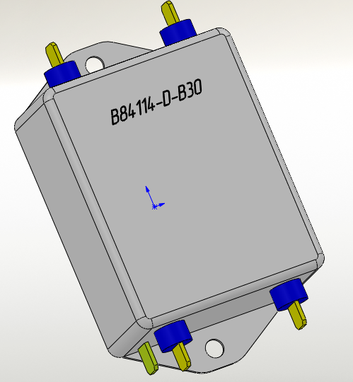 3D модель Сетевой фильтр B84114-D-B30