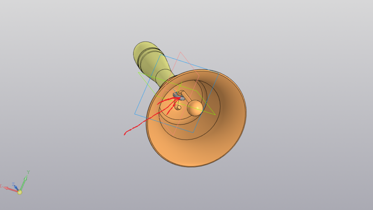 3D модель Колокольчик для школы