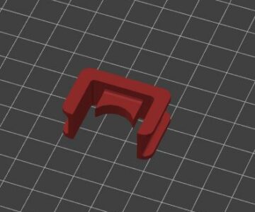 3D модель Защелка удерживающего устройства бутылки