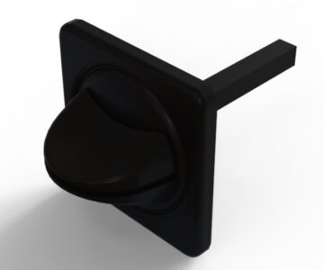 3D модель Ручка и завертка на дверь