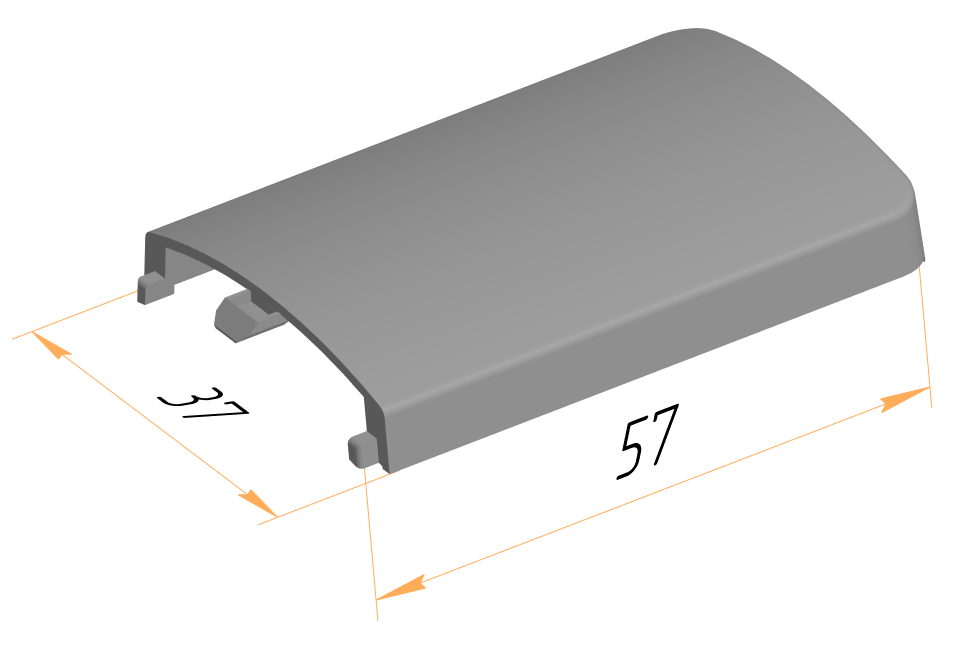 3D модель Крышка пульта от телевизора Xiaomi
