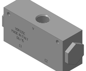 3D модель Делитель потока гидравлический VDF025C