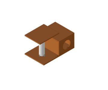 3D модель Домик для кота 800х500х490 мм.