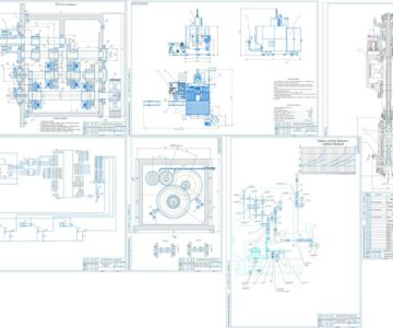 Чертеж Проектирование привода главного движения станка с ЧПУ BYVER600