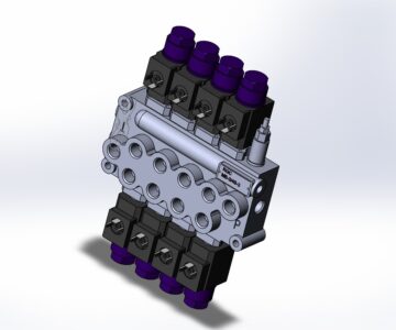 3D модель Гидрораспределитель MB-3 (моноблочный)
