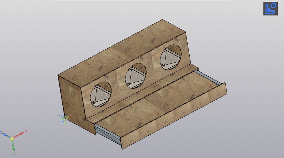 3D модель Гнездо с яйцесборником