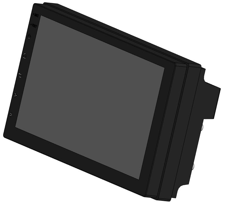 3D модель Головное устройство android 7 дюймов