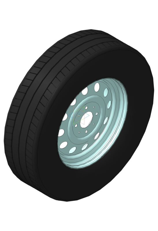 3D модель Колесо от Жигулей 175x70 R13