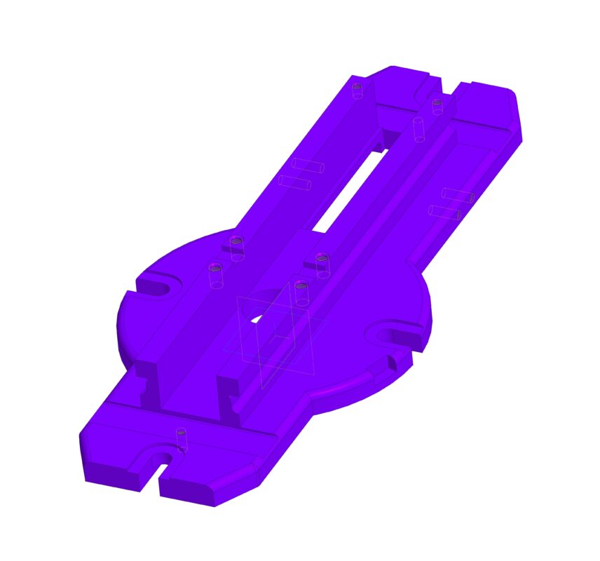 3D модель Эксцентриковые тиски с двумя подвижными губками  Т 0000.011.00