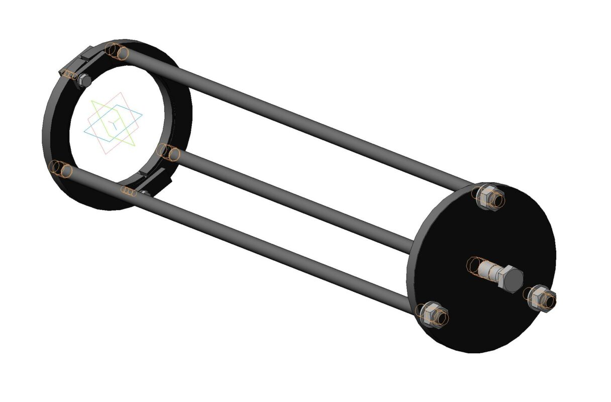 3D модель Съёмник для снятия счёточного кольца с вала ЭДВ