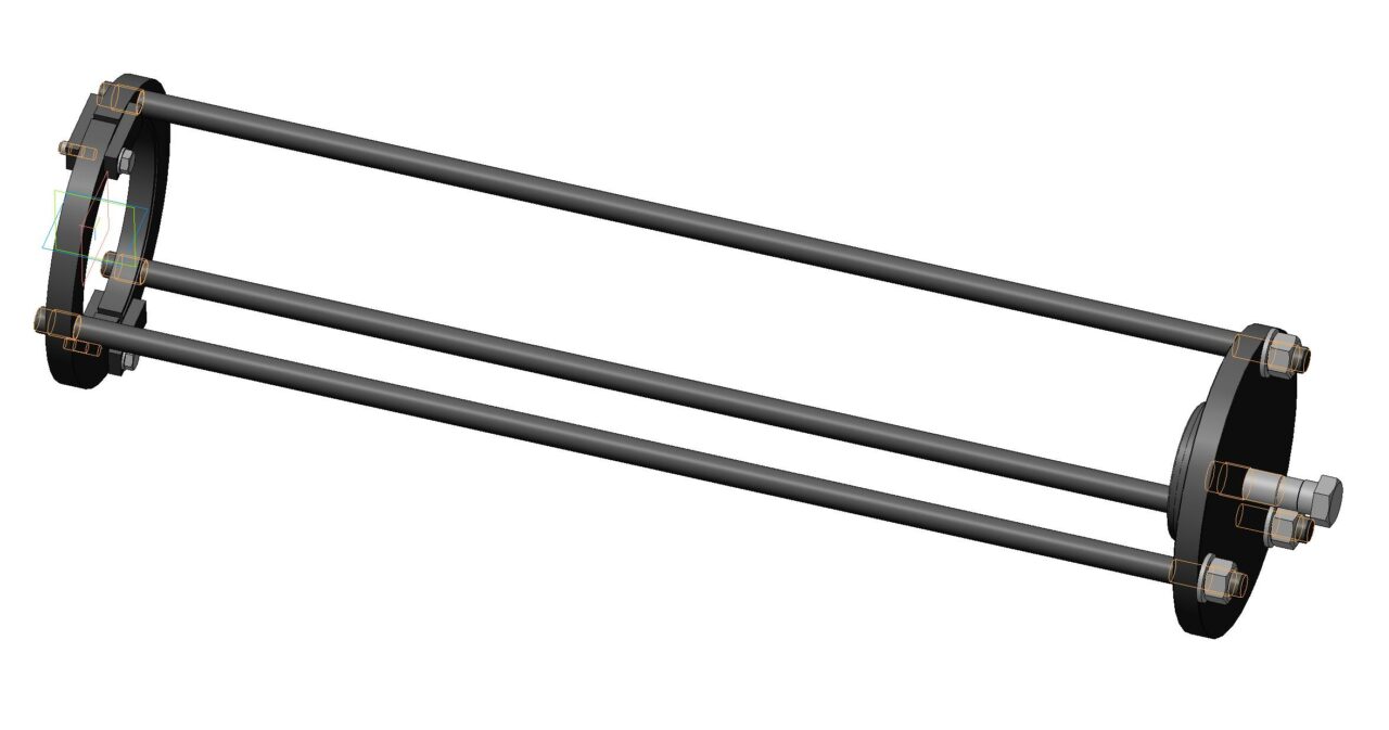 3D модель Съёмник для снятия счёточного кольца с вала ЭДВ