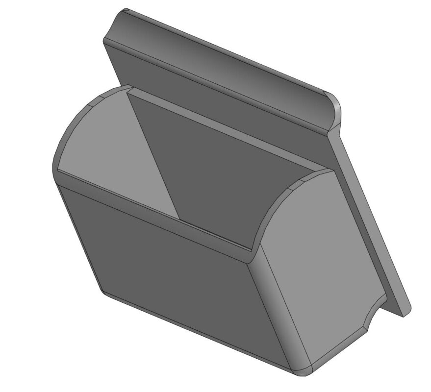 3D модель Пепельница задняя Москвич 2140