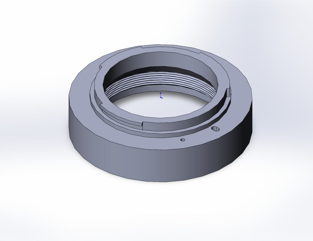 3D модель Переходник объектива RF на М50