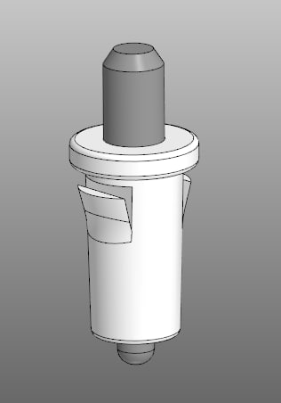 3D модель Петля пружинная Atos ММ03.36