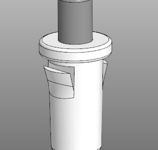 3D модель Петля пружинная Atos ММ03.36