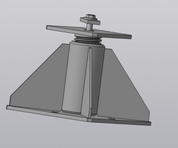 3D модель 3д модель резьбовой подставки