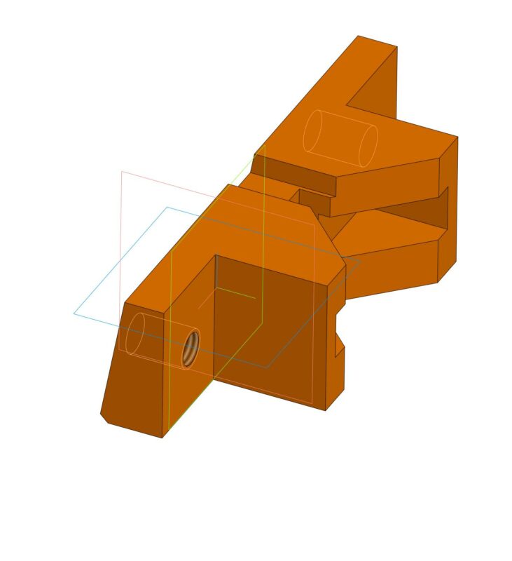 3D модель Эксцентриковые тиски с двумя подвижными губками  Т 0000.011.00