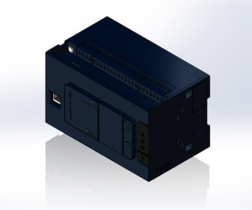 3D модель Программируемый логический контроллер TM241CE24T, Schneider Electric
