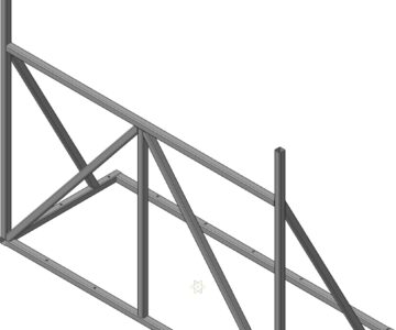 3D модель Ограждение кабины "Газели"