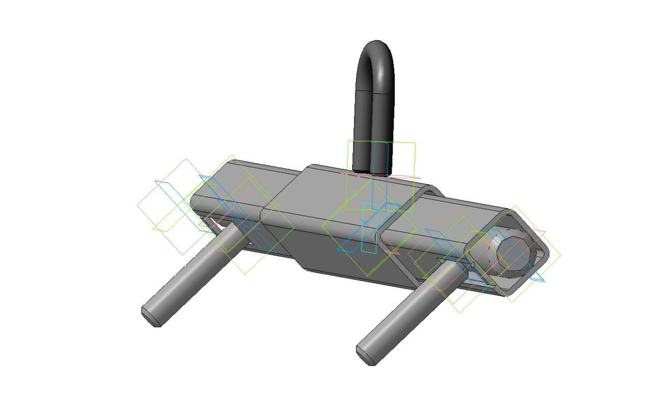 3D модель Приспособление для подъёма бетонных колец