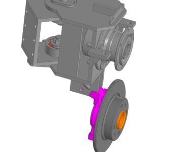 3D модель Узел перелома для вездехода