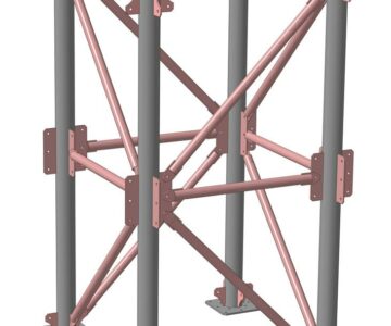 3D модель Мостовые инвентарные конструкции стоечные МИК-С.