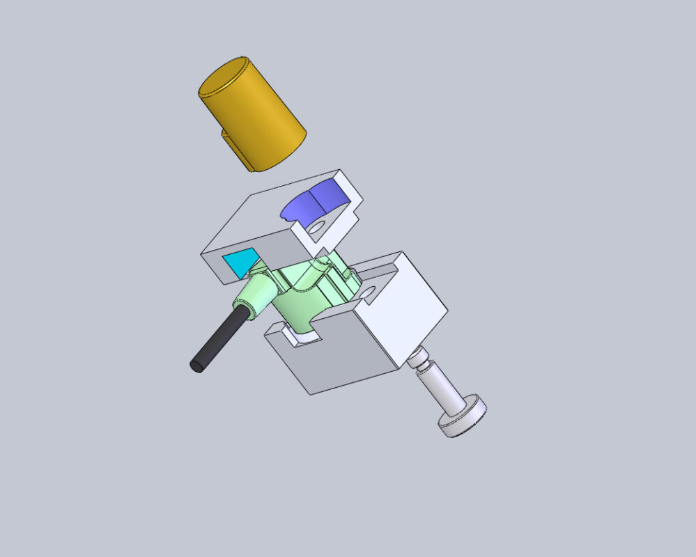 Чертеж Защитное устройство для блокировки вилки электроприбора