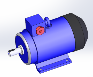 3D модель АИР100L6 IM1081
