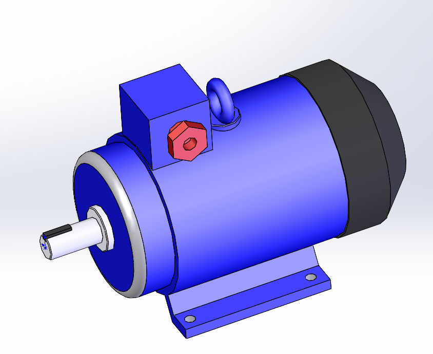 3D модель АИР100L6 IM1081