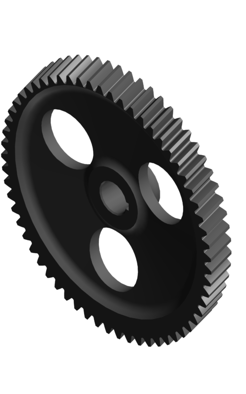 3D модель Шестерня ведомая ТНВД ЯМЗ 236-1029122-А