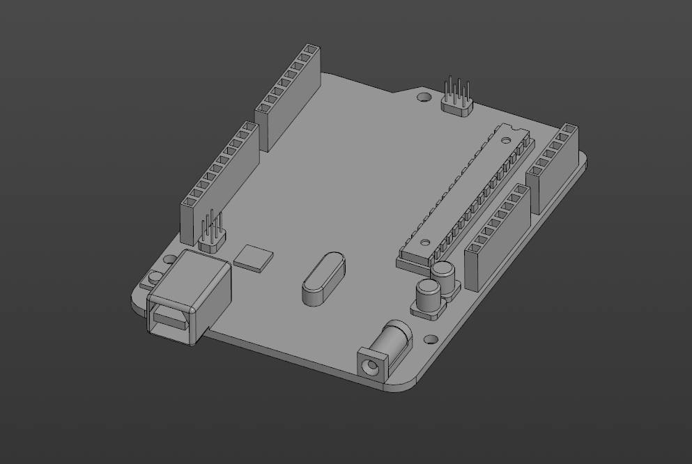 3D модель Контроллер Arduino Uno
