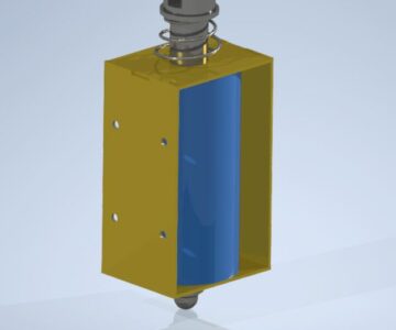 3D модель Соленоид JF-1564B (55 Н, 24 В)