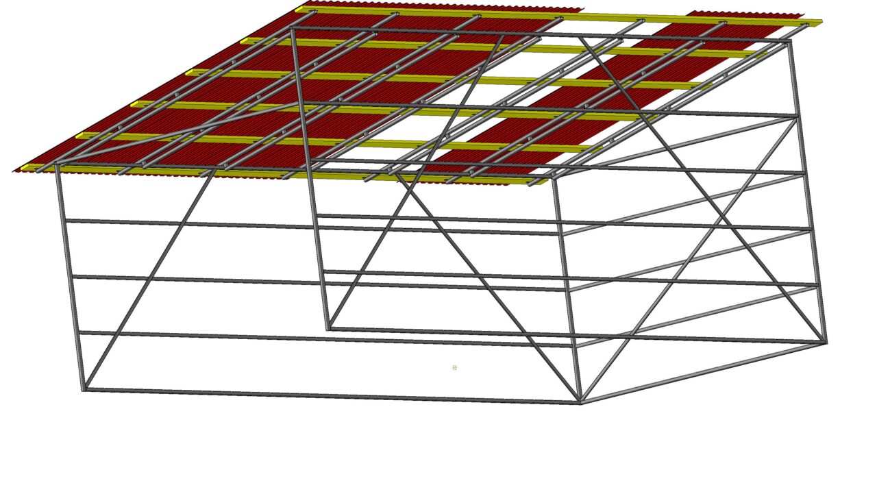 3D модель Навес для ПАЗа