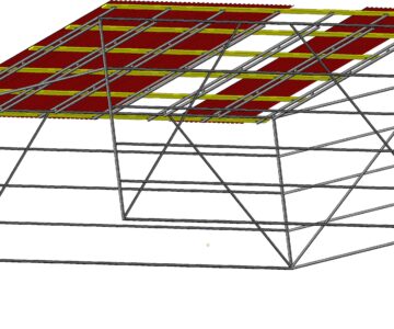 3D модель Навес для ПАЗа