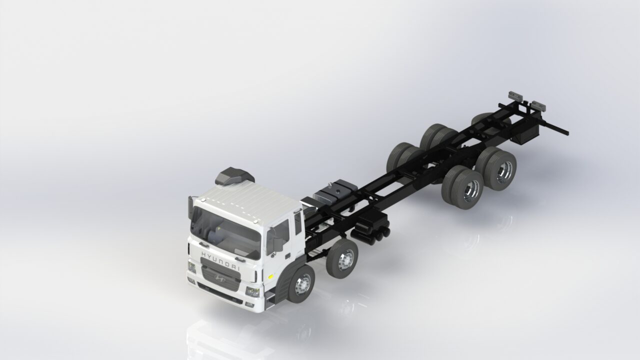 3D модель 3D Модель Hyundai hd320