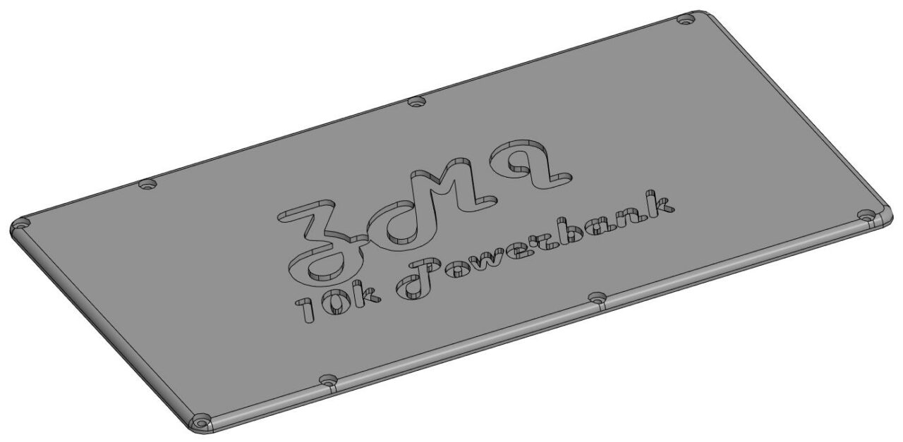 3D модель Корпус Пауэрбанка ZMI 1000