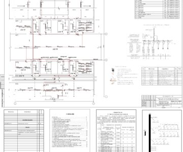 Чертеж Проект осветительной установки здания холостых и ремонтных маток, хряков, ремонтного молодняка